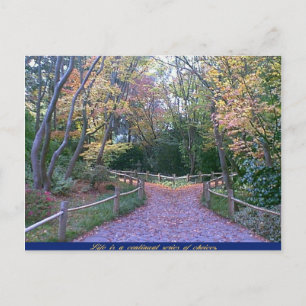 Zwei Straßen Postkarte