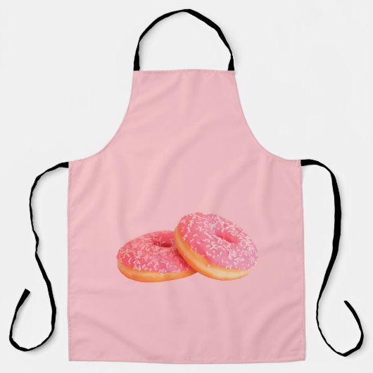 ZWEI STRAWBERRY DOUGHNUTS MIT SPRINKLES SCHÜRZE (Vorderseite)