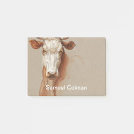 Zwei Studien über Rinder (1876) von Samuel Colman. Post-it Klebezettel