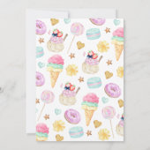 Zwei süße 2. Geburtstag Einladung (Rückseite)