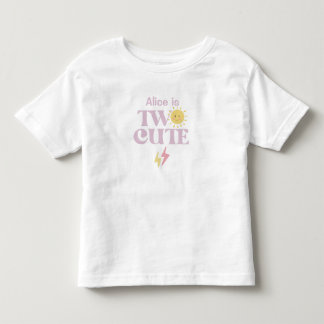 Zwei Süße – 2. Geburtstags-T-Shirt für Kleinkinder Kleinkind T-shirt