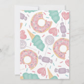 Zwei süße Candy-Einladung Einladung (Rückseite)