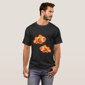 Zwei süße Clownfische T-Shirt (Vorne ganz)