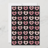 Zwei süße Donut Girls zum zweiten Geburtstag Einladung (Rückseite)