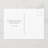 Zwei süße Donut und Sprinkles Rosa 2. Geburtstag Einladungspostkarte (Rückseite)