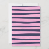 Zwei süße Donut-Wasserfarbenmädchen zum zweiten Ge Einladung (Rückseite)