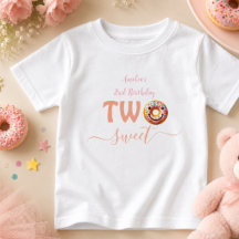 Zwei süße Donuts 2. Geburtstag Party