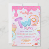 Zwei süße eine Einladung. Einladung (Vorderseite)