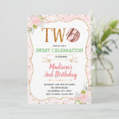 Zwei süße Einladung (Stehend Vorderseite)