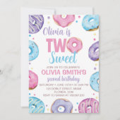 Zwei süße Einladung zum Geburtstag (Vorderseite)