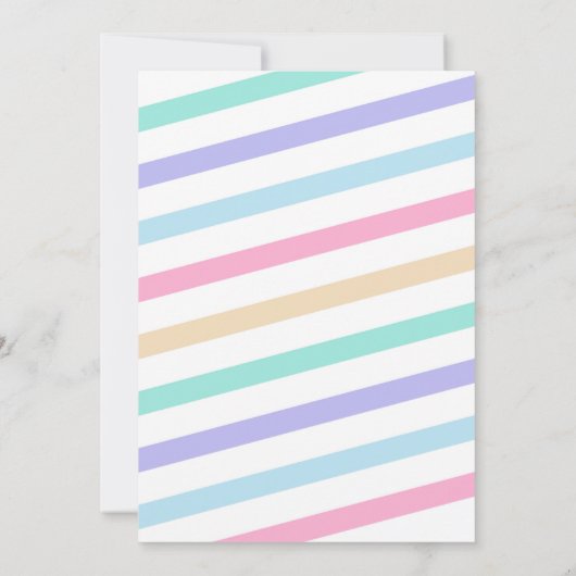 Zwei süße Eiscreme zum Geburtstag Einladung (Rückseite)