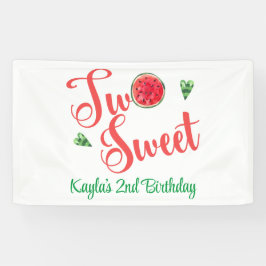 Zwei süße Geburtstage Banner