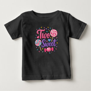 Zwei süße Geburtstags-Shirt für Kleinkinder Baby T-shirt