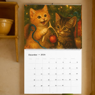 Zwei süße Kätzchen Kalender