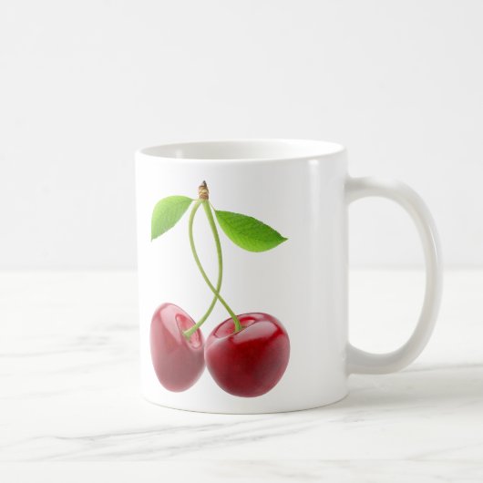 Zwei süße Kirschen Kaffeetasse (Rechts)