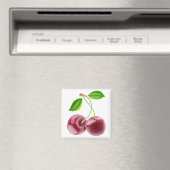 Zwei süße Kirschen Magnet (In Situ (Geschirrspüler))