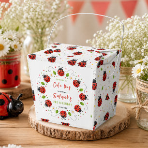 Zwei süße Marienkäfer, 2. Geburtstagsfeier für Kin Geschenkschachtel
