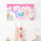 zwei süße Pink Frosting Banner (Insitu)