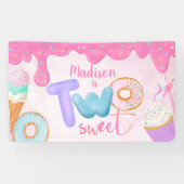 zwei süße Pink Frosting Banner (Horizontal)