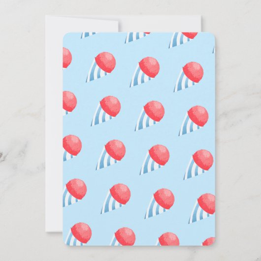 Zwei süße Schneekinder zwei Geburtstage Einladung (Rückseite)