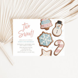 Zwei süße Winter zum Geburtstag Einladung