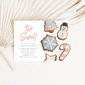 Zwei süße Winter zum Geburtstag Einladung