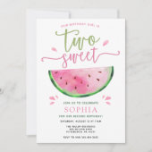 Zwei Süßwassermelonen zum Geburtstag Einladung (Vorderseite)