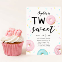 Zwei Sweet 2. Donut Thema Geburtstagsparty