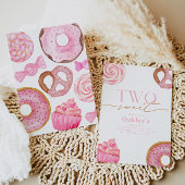 Zwei Sweet 2. Geburtstag Einladung