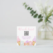 ZWEI Sweet Birthday Begleitkarte (Stehend Vorderseite)