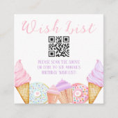 ZWEI Sweet Birthday Begleitkarte (Vorderseite)