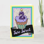 Zwei Sweet Birthday Card Karte (Vorderseite)