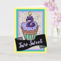 Zwei Sweet Birthday Card