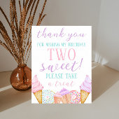 ZWEI Sweet Birthday Leckerei Unterschreiben Poster