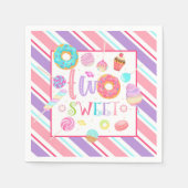 Zwei Sweet Birthday Paper Serviette (Vorderseite)