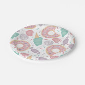 Zwei Sweet Birthday Party Pappteller (Schrägansicht)