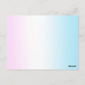 Zwei Sweet cupcake Ballon Meerjungfrau 2. Geburtst Postkarte (Rückseite)