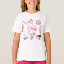 Zwei Sweet Dessert Girl zum Geburtstag T - Shirt