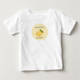 Zwei Sweet Lemon 2. Geburtstag Baby T-shirt