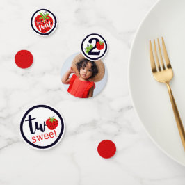 ZWEI Sweet Strawberry Birthday Girl 2. Party Konfetti