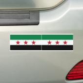 ZWEI Syrien Flagge Autoaufkleber (Auf Auto)