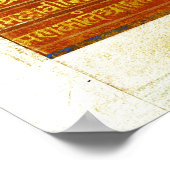 Zwei Szenen aus dem Kalpasutra, Mandu, 1439 Poster (Ecke)