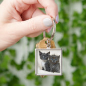 Zwei Tabbykätzchen Schlüsselanhänger (Hand)