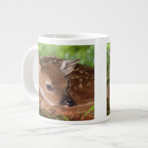 Zwei Tage altes Weißwedelhirsch-Baby, Kentucky. Jumbo-Tasse