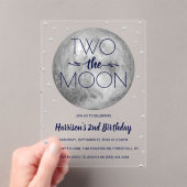 Zwei Tage der Mond Acryleinladungen (Insitu (Handheld))