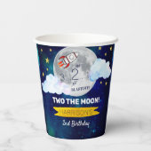 Zwei Tage der Mond Pappbecher (Rückseite)