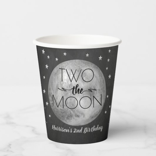 Zwei Tage der Mond Pappbecher (Vorderseite)