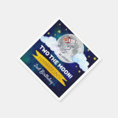 Zwei Tage der Mond Serviette (Ecke)