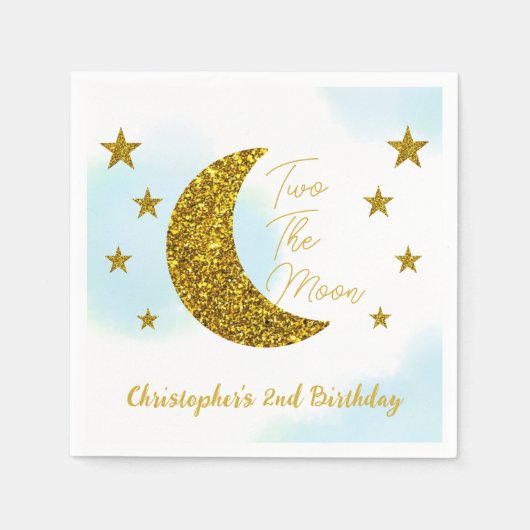 Zwei Tage der Mond Serviette (Vorderseite)