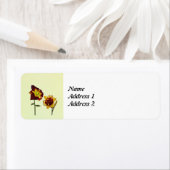 Zwei Taglilien mit Chat Save the Date (Insitu)